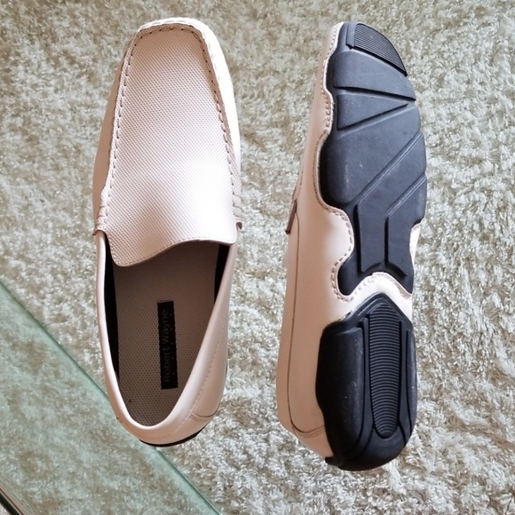 White Leather Loafers - Picture 2 of 3